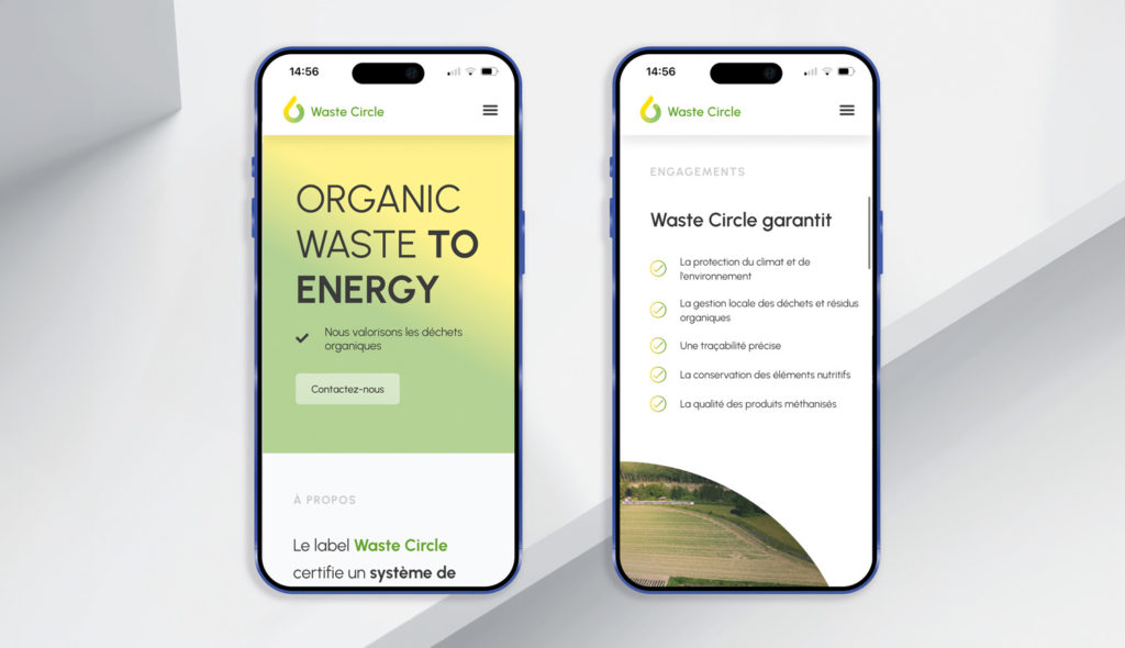 projet mobile website wastecircle