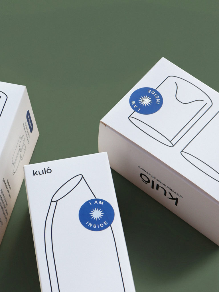 kulô, upcycled swiss glassware